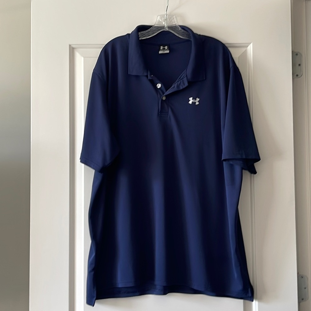 Under Armour Navy Shirt Like New Men’s Sz XXL